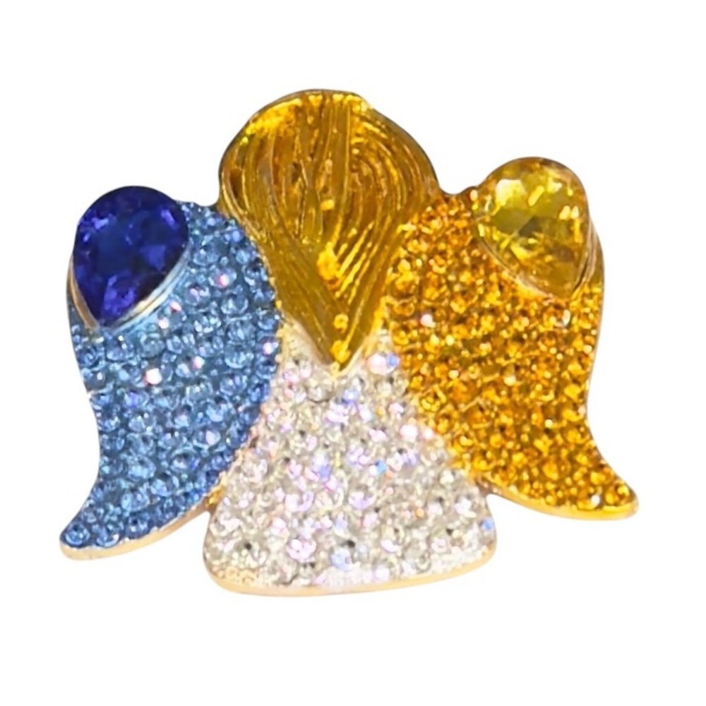 SPORT Angel CRYSTAL RHINESTONE Brooch